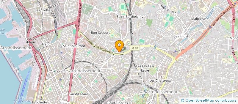 localisation de l'entreprise MONSIEUR AGHILES BESSAIH  MARSEILLE