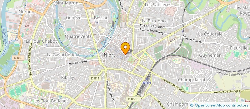 localisation de l'entreprise MONSIEUR AGHILES BOUAZA à NIORT