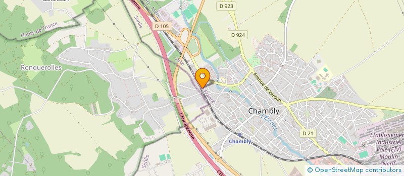 localisation de l'entreprise MONSIEUR AGHILES CHEBINI  CHAMBLY