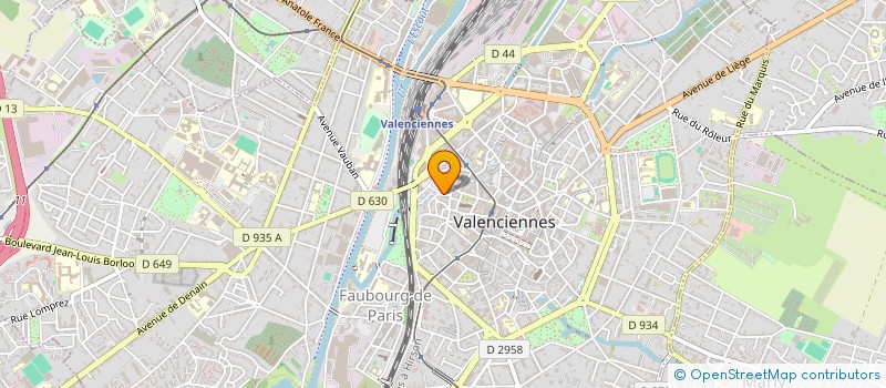 localisation de l'entreprise MONSIEUR AGHILES DAHMANE  VALENCIENNES