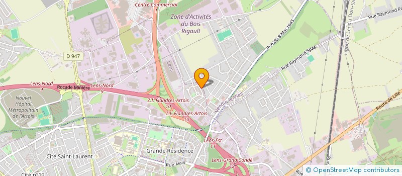 localisation de l'entreprise MONSIEUR AGHILES KHOUAS  LENS