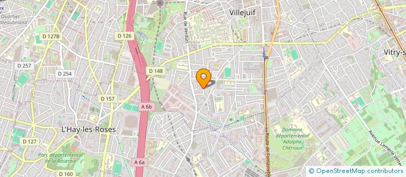 localisation de l'entreprise MONSIEUR AGHILES SEHRINE  VILLEJUIF