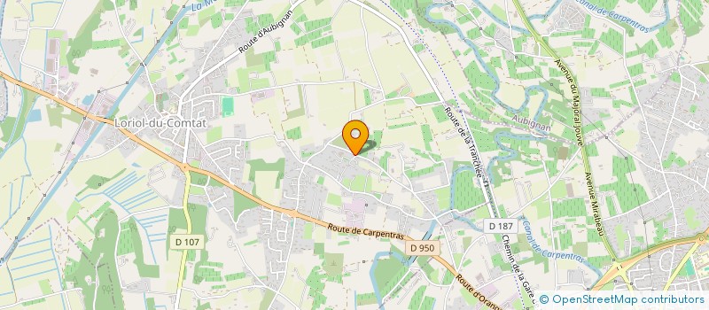 localisation de l'entreprise MONSIEUR AGHILES ZERROUGUI  LORIOL-DU-COMTAT