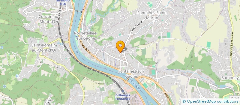 localisation de l'entreprise MONSIEUR AGIBE BERGUIGUA  FONTAINES-SUR-SAONE