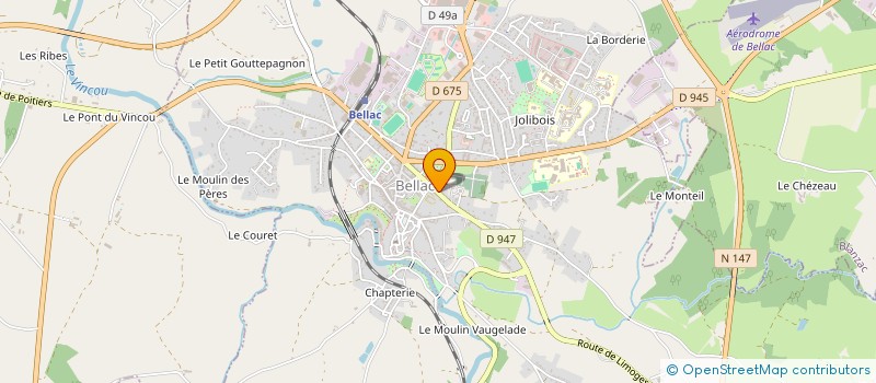 localisation de l'entreprise MONSIEUR AGIM BERISA  BELLAC