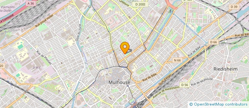 localisation de l'entreprise MONSIEUR AGIM IBRAHIMAJ  MULHOUSE