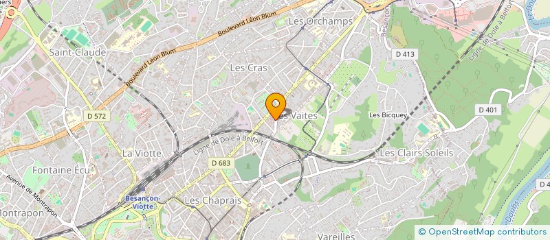 localisation de l'entreprise MONSIEUR AGIM KELMENDI  BESANCON