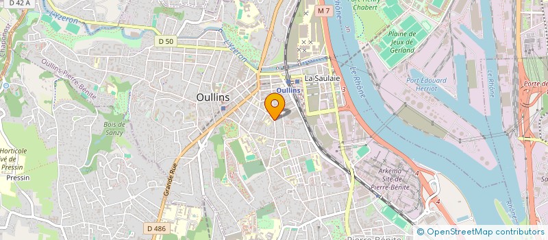 localisation de l'entreprise MONSIEUR AGIM KRASNIQI  OULLINS-PIERRE-BENITE