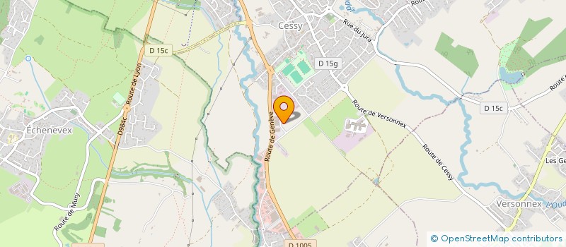 localisation de l'entreprise MONSIEUR AGNELO DIAS  CESSY