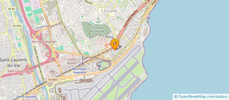localisation de l'entreprise MONSIEUR AGNELO ROBALO DA COSTA à NICE