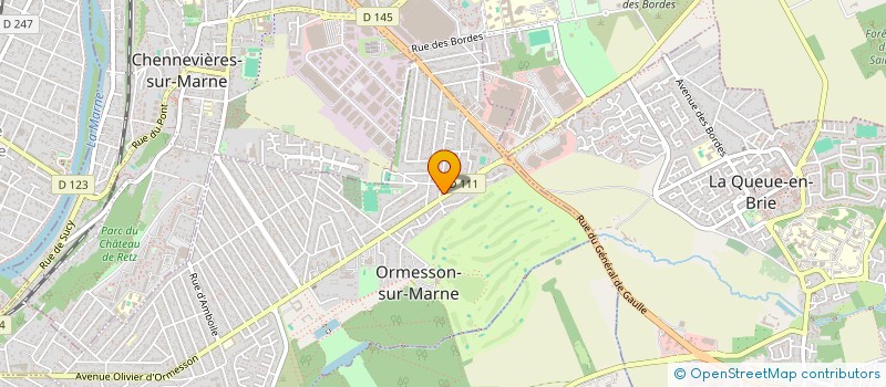 localisation de l'entreprise MONSIEUR AGNINI SAPIM  ORMESSON-SUR-MARNE