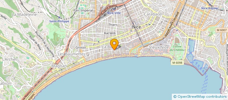 localisation de l'entreprise MONSIEUR AGOP BUDAKOGLU à NICE