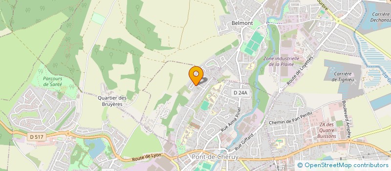 localisation de l'entreprise MONSIEUR AGOP KEDJEDJIAN  PONT-DE-CHERUY