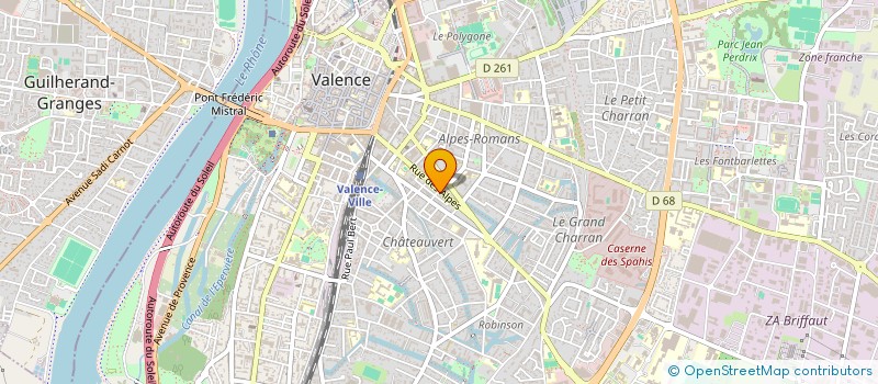 localisation de l'entreprise MONSIEUR AGOP MOURADIAN à VALENCE