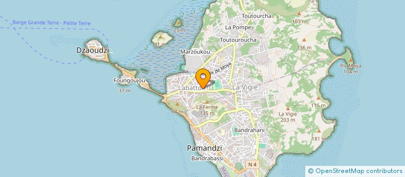 localisation de l'entreprise MONSIEUR AGOSTIHNO GONCALVES ANDRADE à DZAOUDZI