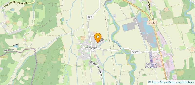 localisation de l'entreprise MONSIEUR AGOSTINHO AZEVEDO  LARREULE