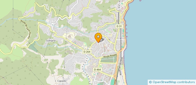 localisation de l'entreprise MONSIEUR AGOSTINHO COUTO PIRES à BASTIA