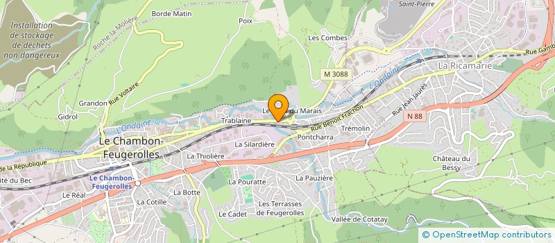 localisation de l'entreprise MONSIEUR AGOSTINHO DA CUNHA PEREIRA PORTELA à LE CHAMBON-FEUGEROLLES
