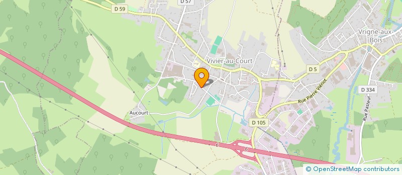 localisation de l'entreprise MONSIEUR AGOSTINHO DA SILVA PEREIRA  VIVIER-AU-COURT