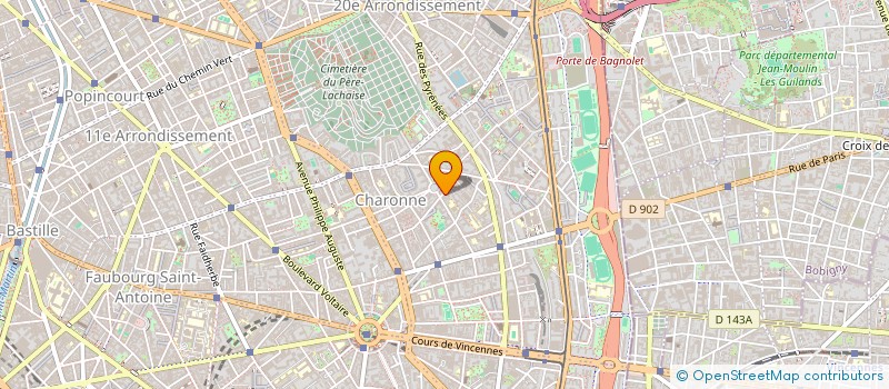 localisation de l'entreprise MONSIEUR AGOSTINHO DE OLIVEIRA ANTUNES à PARIS