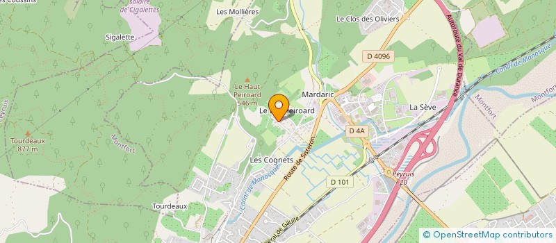 localisation de l'entreprise MONSIEUR AGOSTINHO DE SOUSA VIEIRA à PEYRUIS