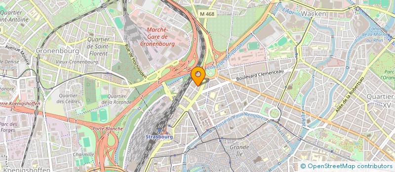 localisation de l'entreprise MONSIEUR AGOSTINHO FELIX DE SOUSA à STRASBOURG