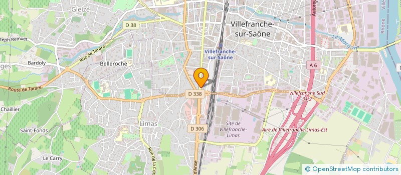 localisation de l'entreprise MONSIEUR AGOSTINHO JORGE FILIPE SANTOS à VILLEFRANCHE-SUR-SAONE