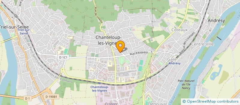 localisation de l'entreprise MONSIEUR AGOSTINHO JORGE MARTINS à CHANTELOUP-LES-VIGNES