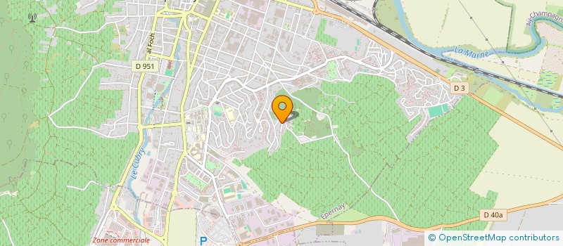 localisation de l'entreprise MONSIEUR AGOSTINHO LOPES BRAGANCA  EPERNAY