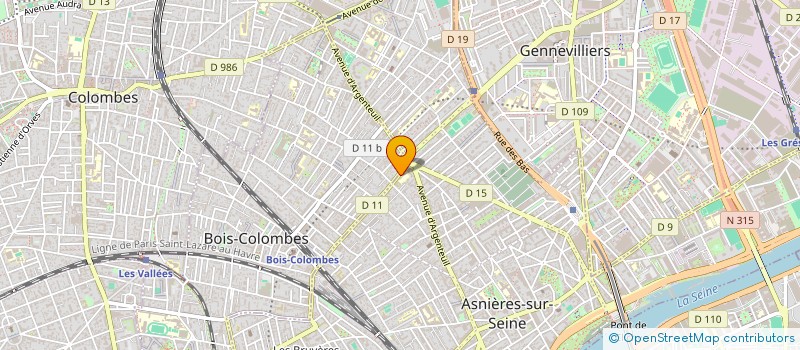 localisation de l'entreprise MONSIEUR AGOSTINHO MARQUES DE MATOS à ASNIERES-SUR-SEINE