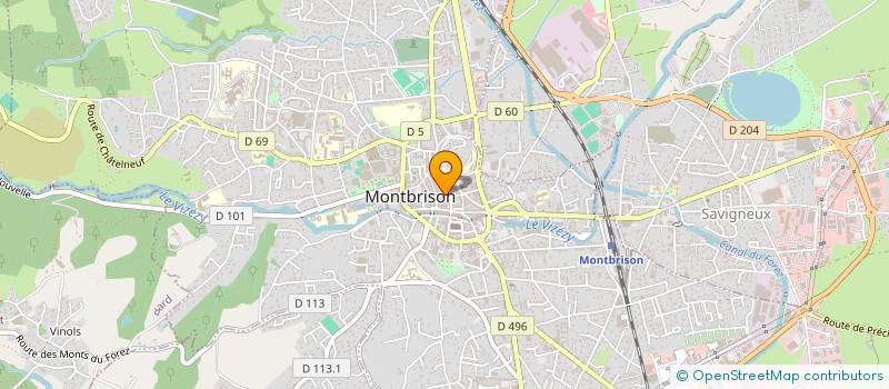 localisation de l'entreprise MONSIEUR AGOSTINHO MENDES  MONTBRISON