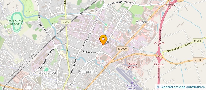 localisation de l'entreprise MONSIEUR AGOSTINHO PEREIRA DE CARVALHO GONCALVES à MONTAUBAN