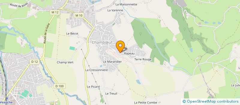 localisation de l'entreprise MONSIEUR AGOSTINHO RIBEIRO  CHAMBUF