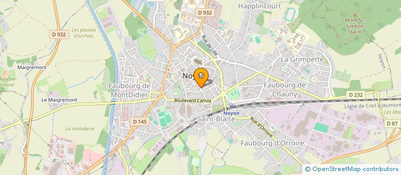 localisation de l'entreprise MONSIEUR AGOSTINHO SILVA ABREU à NOYON