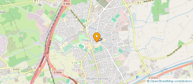 localisation de l'entreprise MONSIEUR AGOSTINHO TORRES VIEIRA  PERPIGNAN