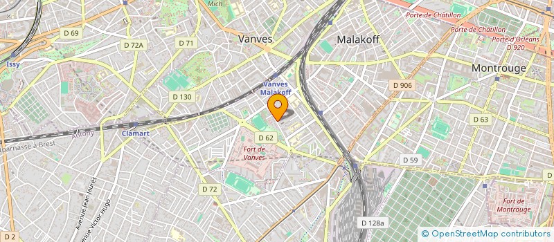 localisation de l'entreprise MONSIEUR AGOSTINHO VAZ NUNES à MALAKOFF