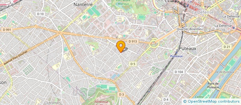 localisation de l'entreprise MONSIEUR AGOSTINO DEBERTOLIS  NANTERRE