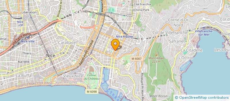 localisation de l'entreprise MONSIEUR AGOSTINO FELICETTA  NICE