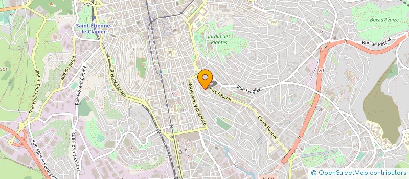 localisation de l'entreprise MONSIEUR AGOSTINO LA PLACA  SAINT-ETIENNE