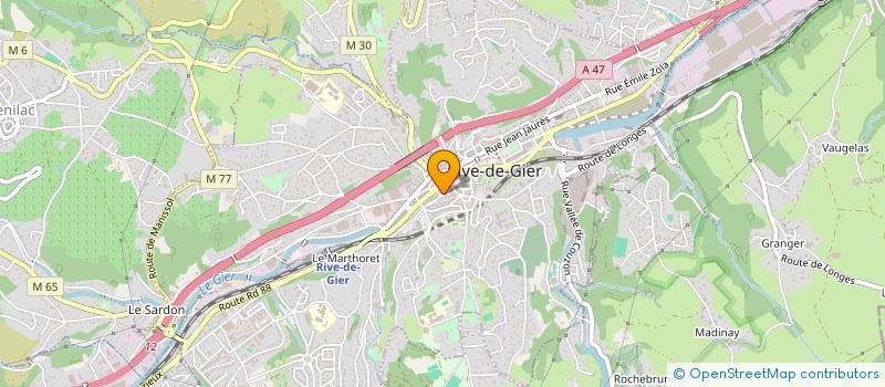 localisation de l'entreprise MONSIEUR AGOSTINO PISU  RIVE-DE-GIER