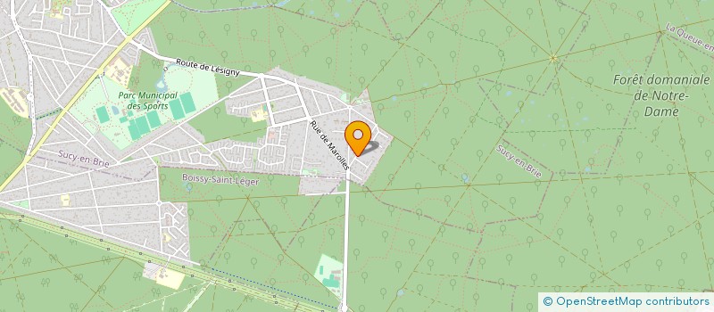 localisation de l'entreprise MONSIEUR AGOSTINO RODRIGUEZ à SUCY EN BRIE