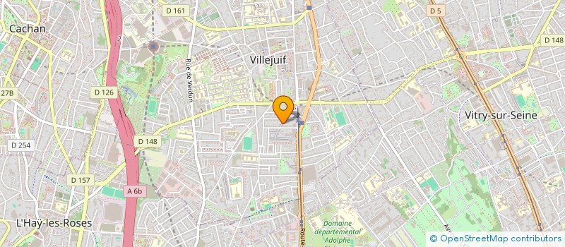 localisation de l'entreprise MONSIEUR AGOSTINO STIRPE  VILLEJUIF