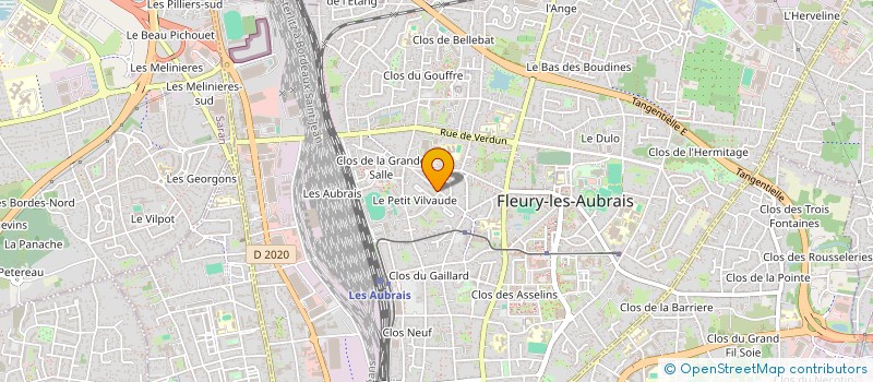 localisation de l'entreprise MONSIEUR AGOVI KODJO à FLEURY-LES-AUBRAIS