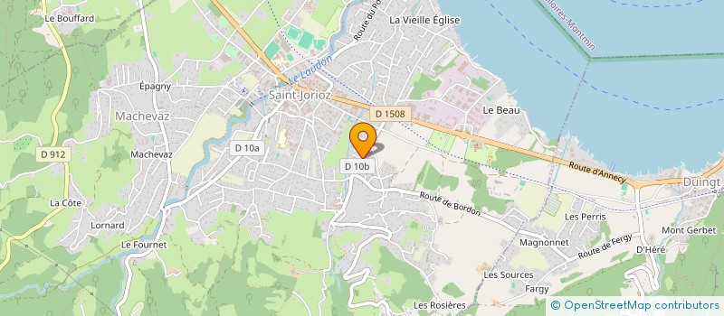 localisation de l'entreprise MONSIEUR AGRIN KRASNIQI  SAINT-JORIOZ