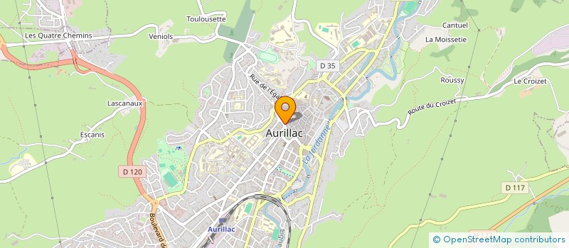 localisation de l'entreprise MONSIEUR AGRON ALIA à AURILLAC