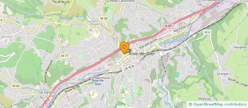 localisation de l'entreprise MONSIEUR AGRON BECIRI  RIVE-DE-GIER