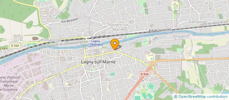 localisation de l'entreprise MONSIEUR AGRON BRUCAJ  LAGNY-SUR-MARNE