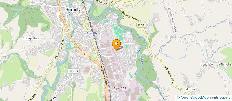 localisation de l'entreprise MONSIEUR AGRON KRASNIQI  RUMILLY