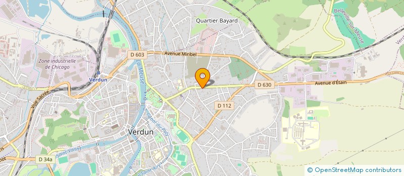 localisation de l'entreprise MONSIEUR AGUI DJOUWARA à VERDUN