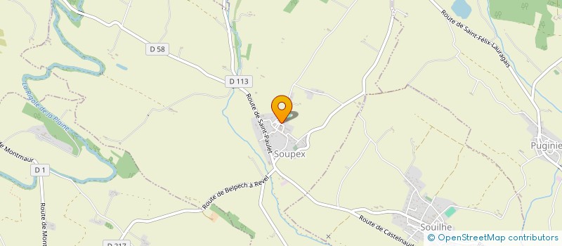 localisation de l'entreprise MONSIEUR AGUIRRE MARTY  SOUPEX